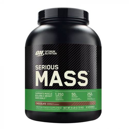 OPTIMUM NUTRITION SERIOUS MASS HIGH PROTEIN CHOCALATE 2.72 kg