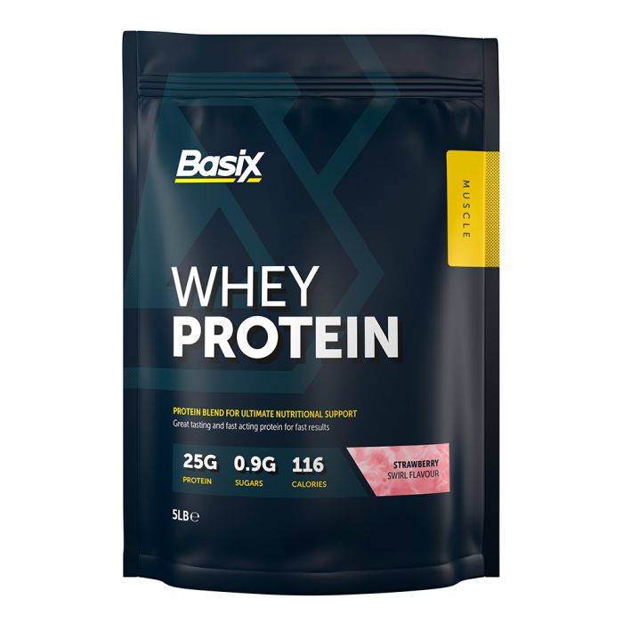 بيسيكس واي بروتين بالفراولة- 454 جرام
