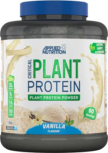Applied Nutrition Critical Plant Protein Vanilla 1.8 KG  ( 60 Serving )
