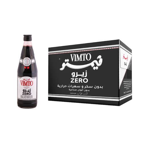 فيمتو زيرو بدون سكر و سعرات حرارية - 710 مل كرتون 12 حبة