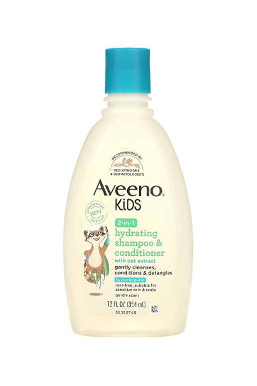 شامبو وبلسم أڤينو للأطفال 2 في 1 (Aveeno Kids 2-in-1 Hydrating Shampoo & Conditioner) بحجم 354 مل
