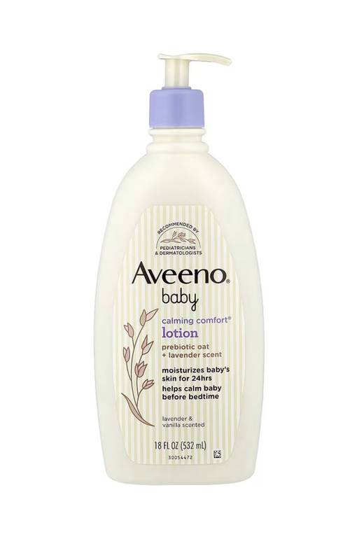 غسول ومستحضر استحمام للأطفال من نوع Aveeno