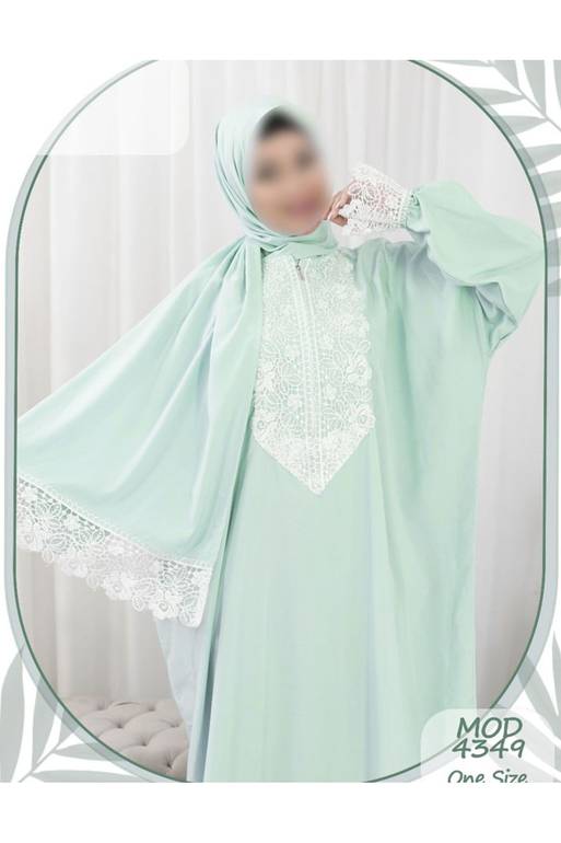 فستان صلاة نسائي بنفسجي فاتح (لافندر)
