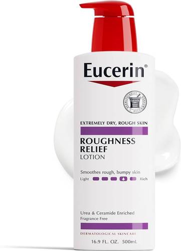 Eucerin Roughness Relief Lotion – Full Body Lotion for Extremely Dry, Rough Skin – 16.9 fl. oz.