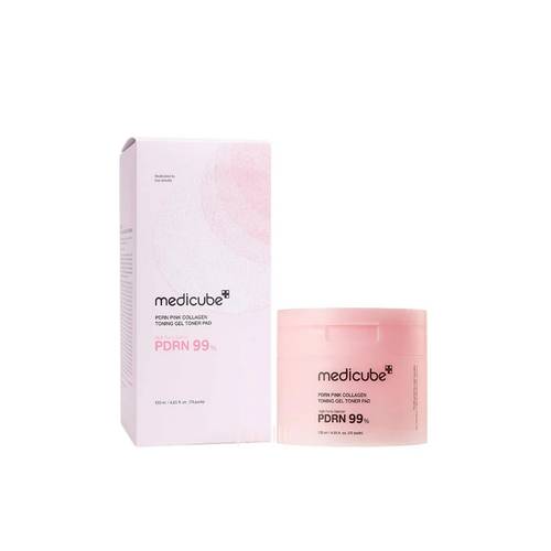 medicube pdrn pink collagen toning gel toner pad 120ml
