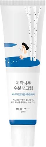 راوند لاب - واقي شمس مرطب بعصير البتولا SPF 50+، مرطب طويل الأمد للوجه، واقي شمس للوجه والجسم بحجم 50 مل