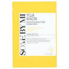 SOMEBY MI YUJA NIACIN 30 DAYS BLEMISH CARE SERUM MASK