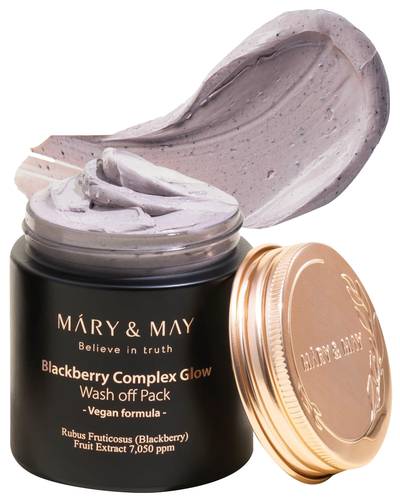 Vegan Blackberry Coplex Glow wash off  pack