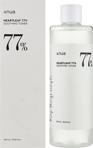ANUA HEARTLEAF 77% SOOTING TOONER