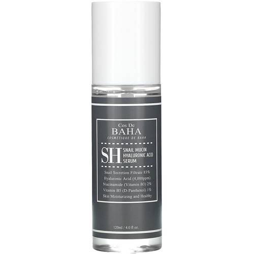 سيروم Cos De BAHA SH Snail Mucin HA بحجم 4 أونصات سائلة (120 مل
