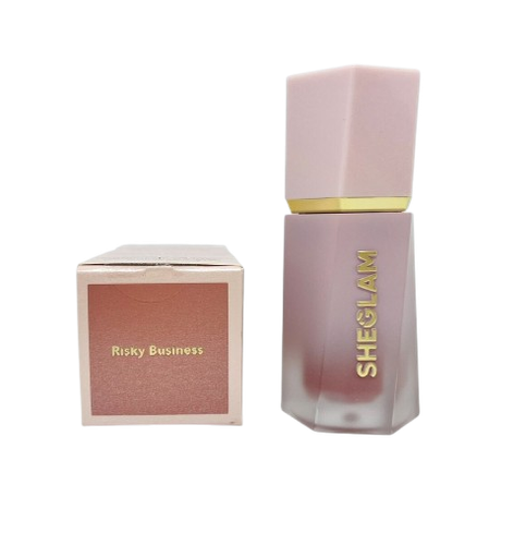 Sheglam Color Bloom Dayglow Liquid Blush Makeup for Cheeks - Risky Business