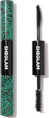 SHEGLAM ماسكارا 2 في 1 ضد الماء - حجم وطول أسود