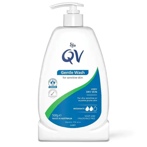 QV Gentle Wash for Sensitive Skin Face and Body 500g