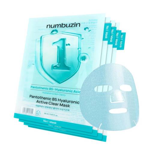 numbuzin No.1 Pantothenic B5 Hyaluronic Clear Mask