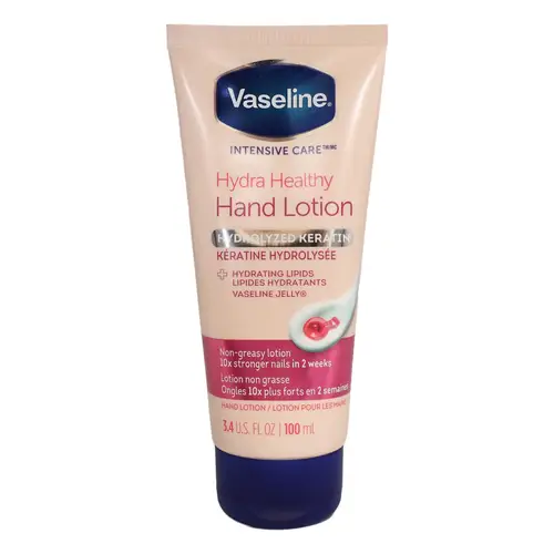 VASELINE HEALTHY HANDS & STRONGER NAILS LOTION TUBE 100ML