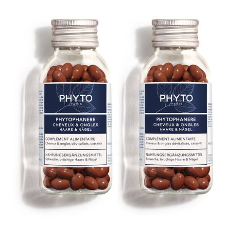 Phyto Phytophanère Hair & Nails Food Supplement Capsules 120 x2