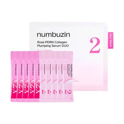 Numbuzin No.2 Rose PDRN Collagen Serum Set