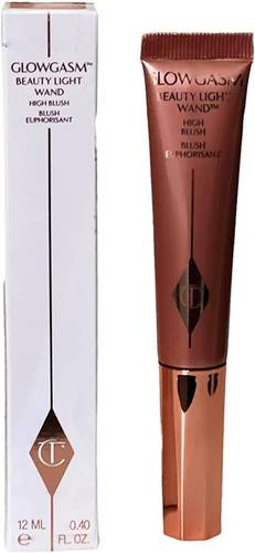 Charlotte Tilbury Glowgasm Beauty Light Wand In PINKGASM. Highlight Blush
