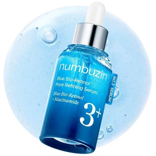 numbuzin blue bio-retinol pore refining 3+ serum