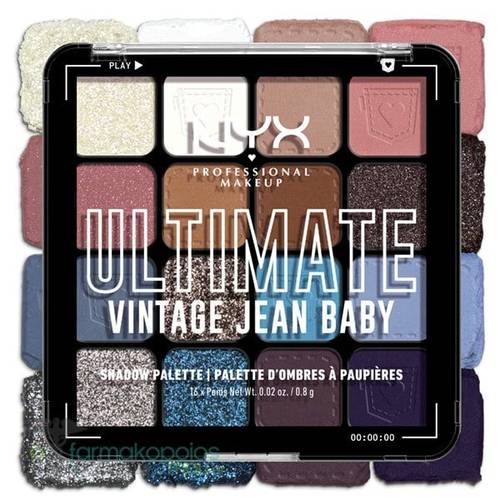 NYX Ultimate Eyeshadow Palette - Vintage Gen Baby