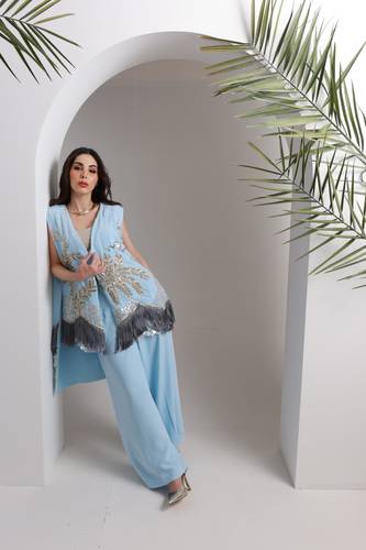 بدلة ليلة ساحرة - باللون السماوي