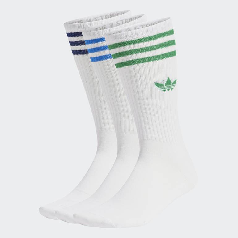 Solid Crew Socks 3 Pairs