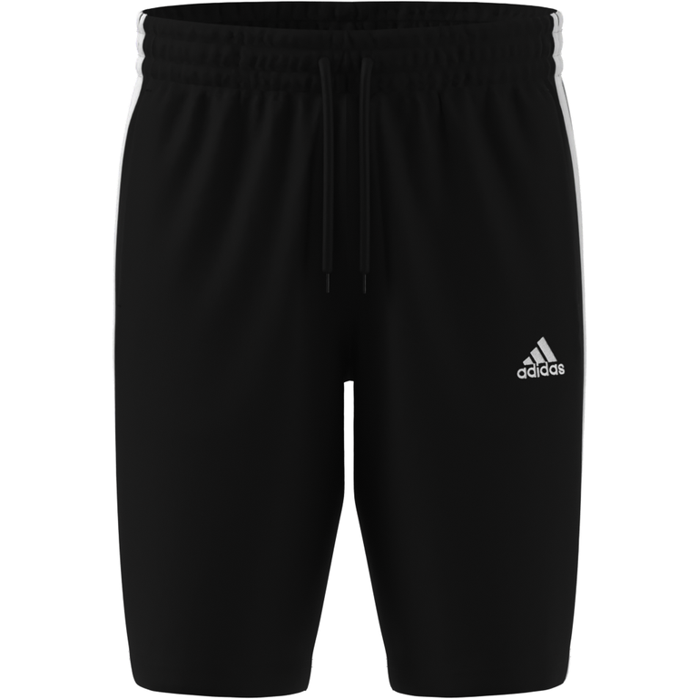 Essentials Single Jersey 3-Stripes Shorts - S - Black