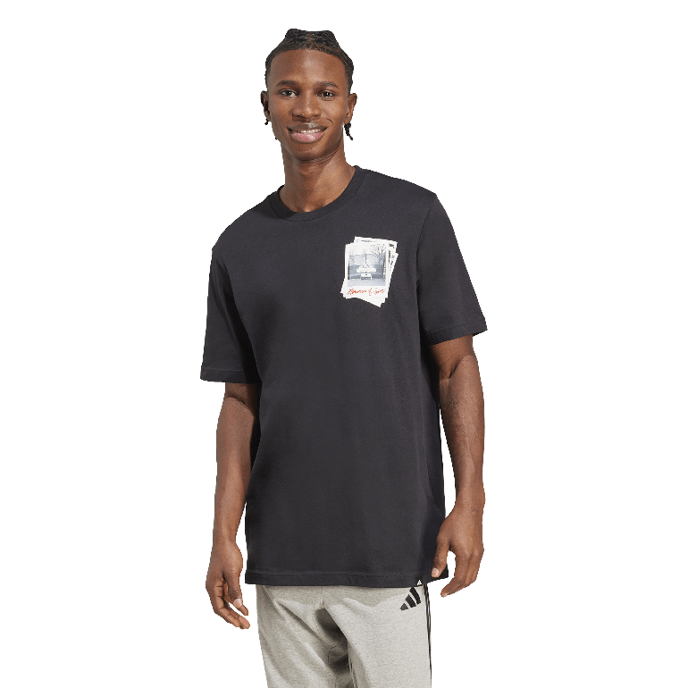 Memories Of Sport Graphic T-Shirt - S - Black