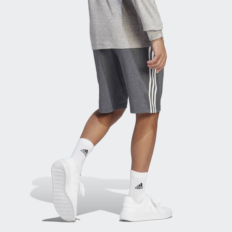 Essentials Single Jersey 3-Stripes Shorts - S