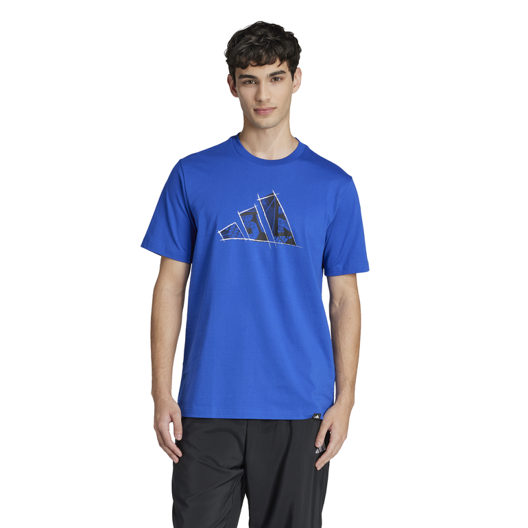 Logo Graphic Tee - BLUE - M