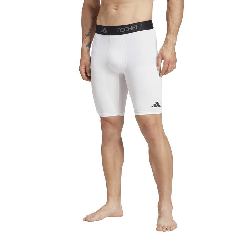TECHFIT Compression Training Short Tight... - WHITE - XL