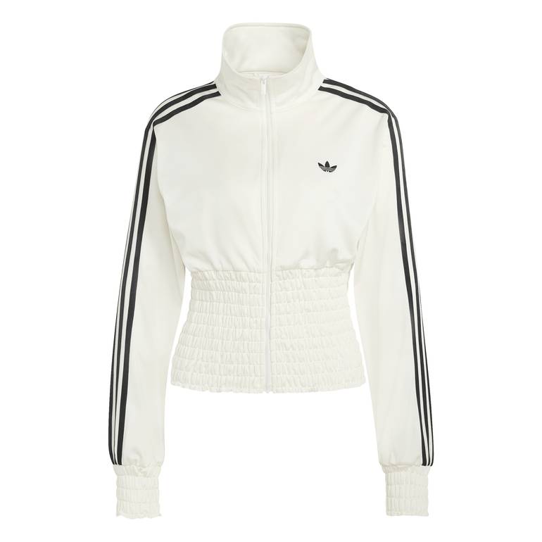 SMOCKED FIREBIRD TRACK TOP - M - OWHITE
