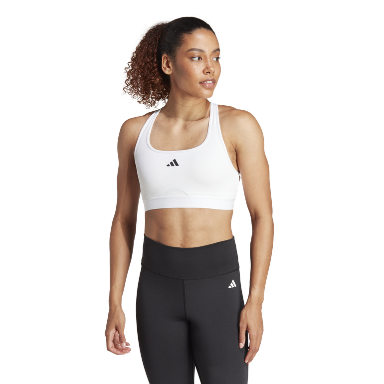 Powerreact Training Medium-Support Bra - S - White