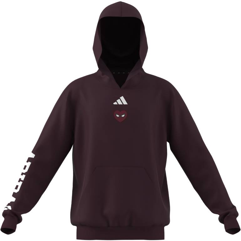 ADIDAS MARVEL SPIDER-MAN HOODED SWEAT - 5-6 Years - عنابى