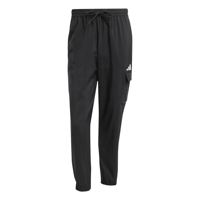 Essentials Small Logo Cargo Joggers - XL - BLACK-WHI