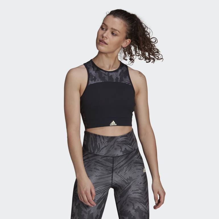 ZOE SALDANA AEROREADY BRA TOP - XL