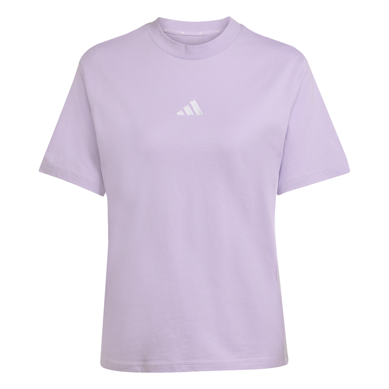 Essentials 3-Stripes Cotton T-Shirt - M - POWPLU/WHT