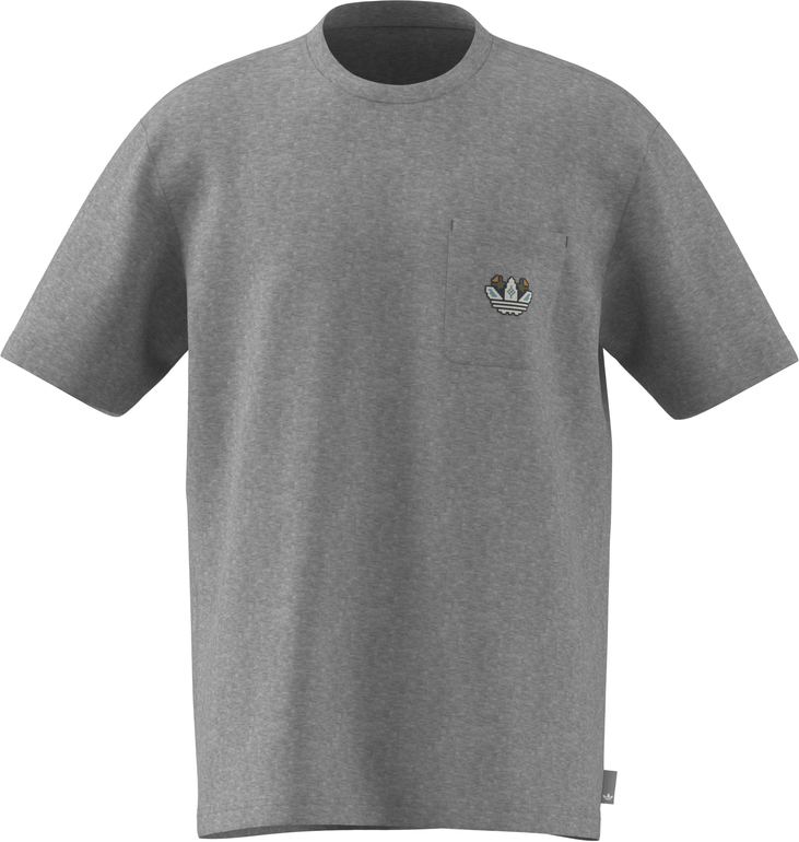 Monogram Loose T-Shirt - XL - GREY