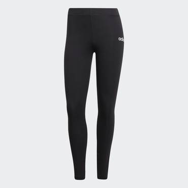 Essentials Linear Cotton Leggings - XS - BLACK-WHI