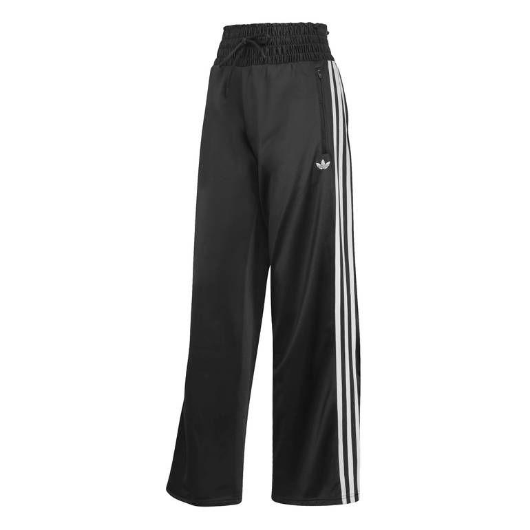 SMOCKED FIREBIRD Tracksuit Bottoms - M - Black
