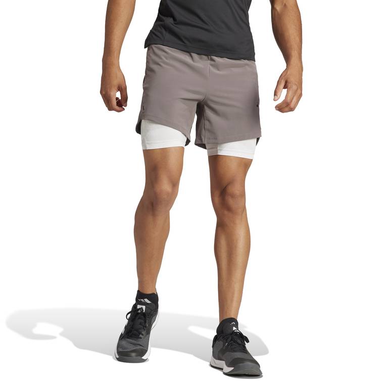 POWER WORKOUT 2-IN-1 SHORTS