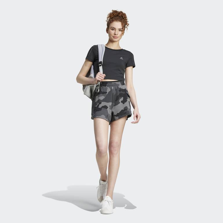 ESSENTIALS 3-STRIPES CAMO PRINT BABY TEE - XL