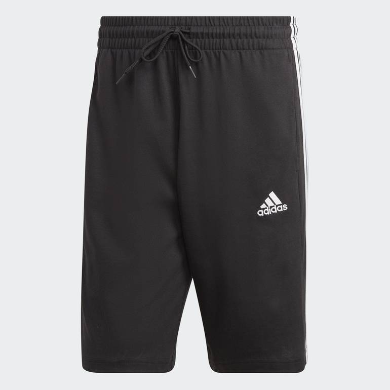 Essentials Single Jersey 3-Stripes Shorts - S