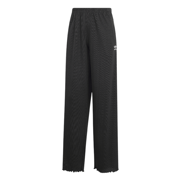 ESSENTIALS SCALLOPED EDGE TROUSERS - 2XL - Black