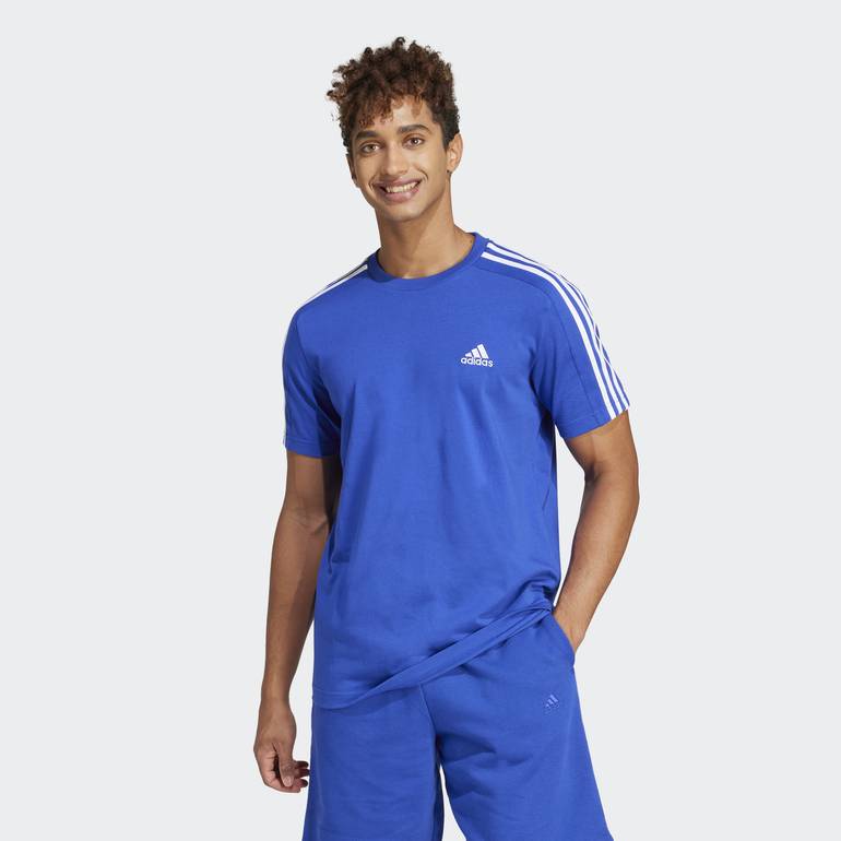 ESSENTIALS SINGLE JERSEY 3-STRIPES TEE