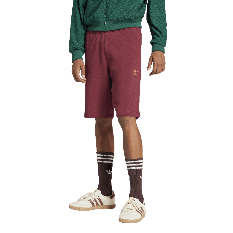 Essentials Trefoil Shorts - عنابى - XL