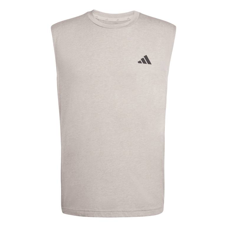WORKOUT ESSENTIALS FEELREADY SLEEVELESS T-SHIRT - MEDIUM GRE - S