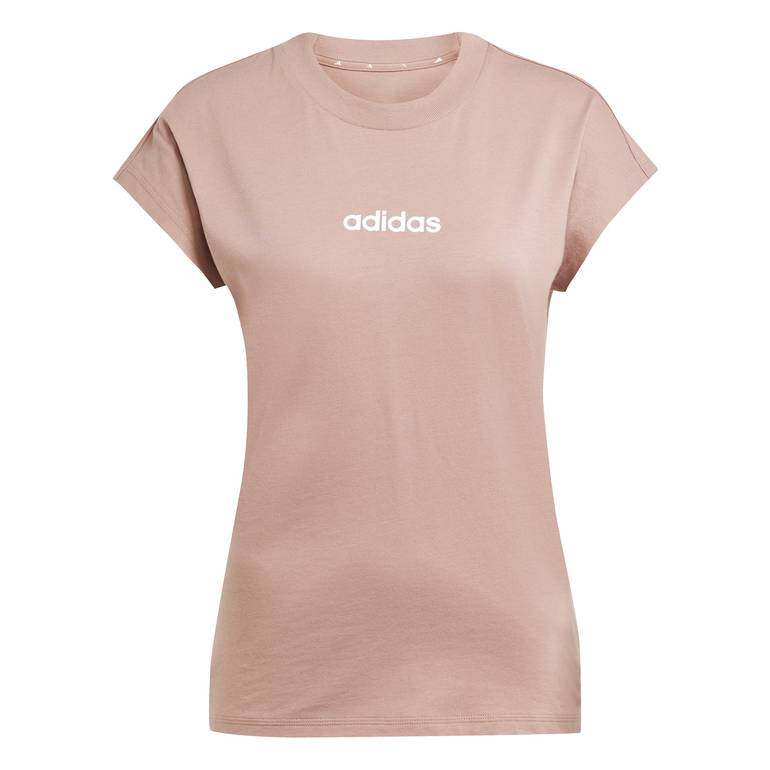 Essentials Linear Cotton T-Shirt	 - XS - warm clay