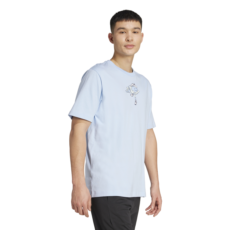Earth Day Graphic Tee - 2XL - توهج أزرق
