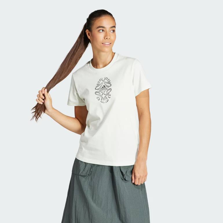 Metallic Graphic Tee - M